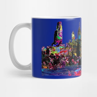 Philadelphia in graffiti Mug